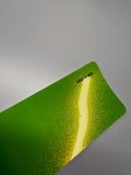 AUREON Golden Diamond Apple Green color PPF film swatch