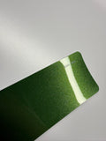 AUREON Metallic Emerald Green color PPF film swatch