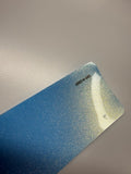 AUREON Matte Glacier Blue color PPF film swatch