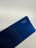 AUREON Metallic Glacier Blue color PPF film swatch