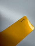 AUREON Volcano Yellow color PPF film swatch