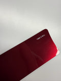 AUREON Metallic Rose Red color PPF film swatch