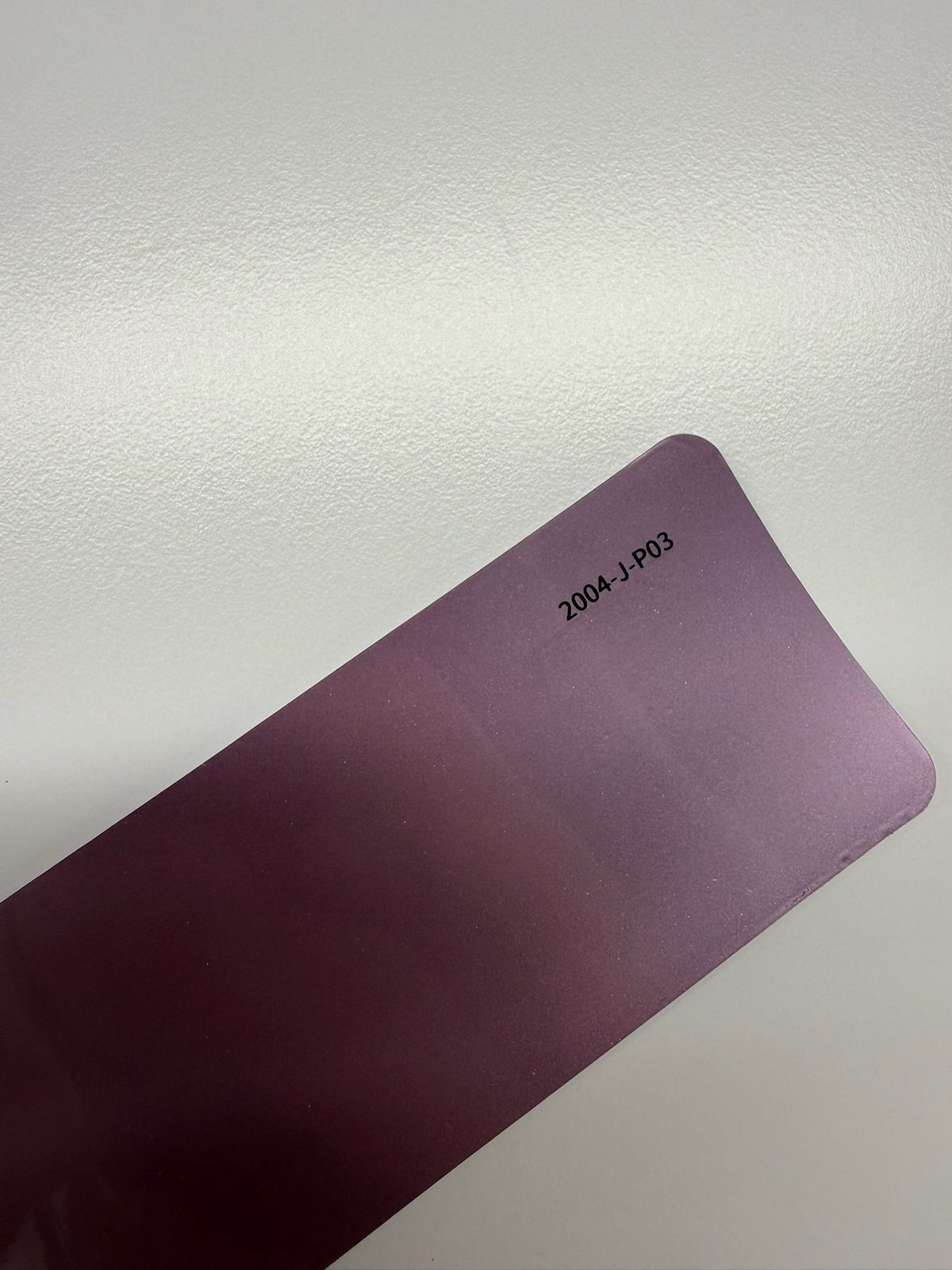 AUREON Liquid Metallic Pink color PPF film swatch