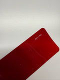 AUREON Liquid Metallic Blood Red color PPF film swatch