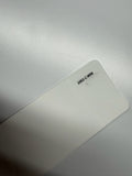 AUREON Crystal White color PPF film swatch