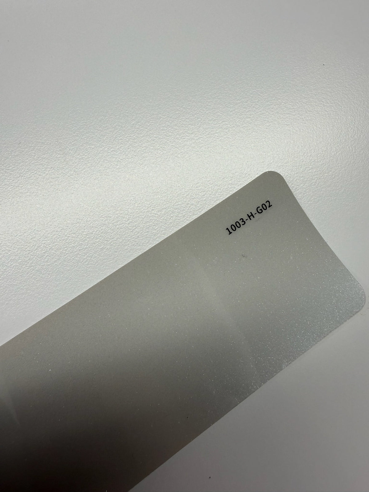 AUREON Rolling Grey color PPF film swatch
