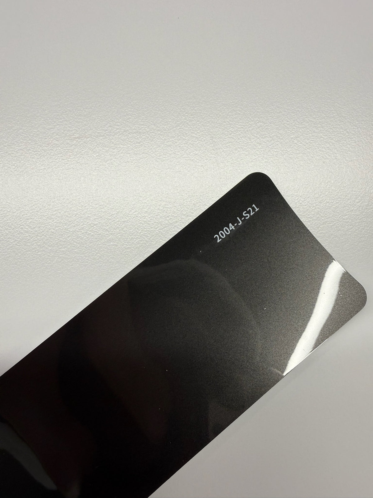 AUREON Gunmetal Metallic Grey color PPF film swatch