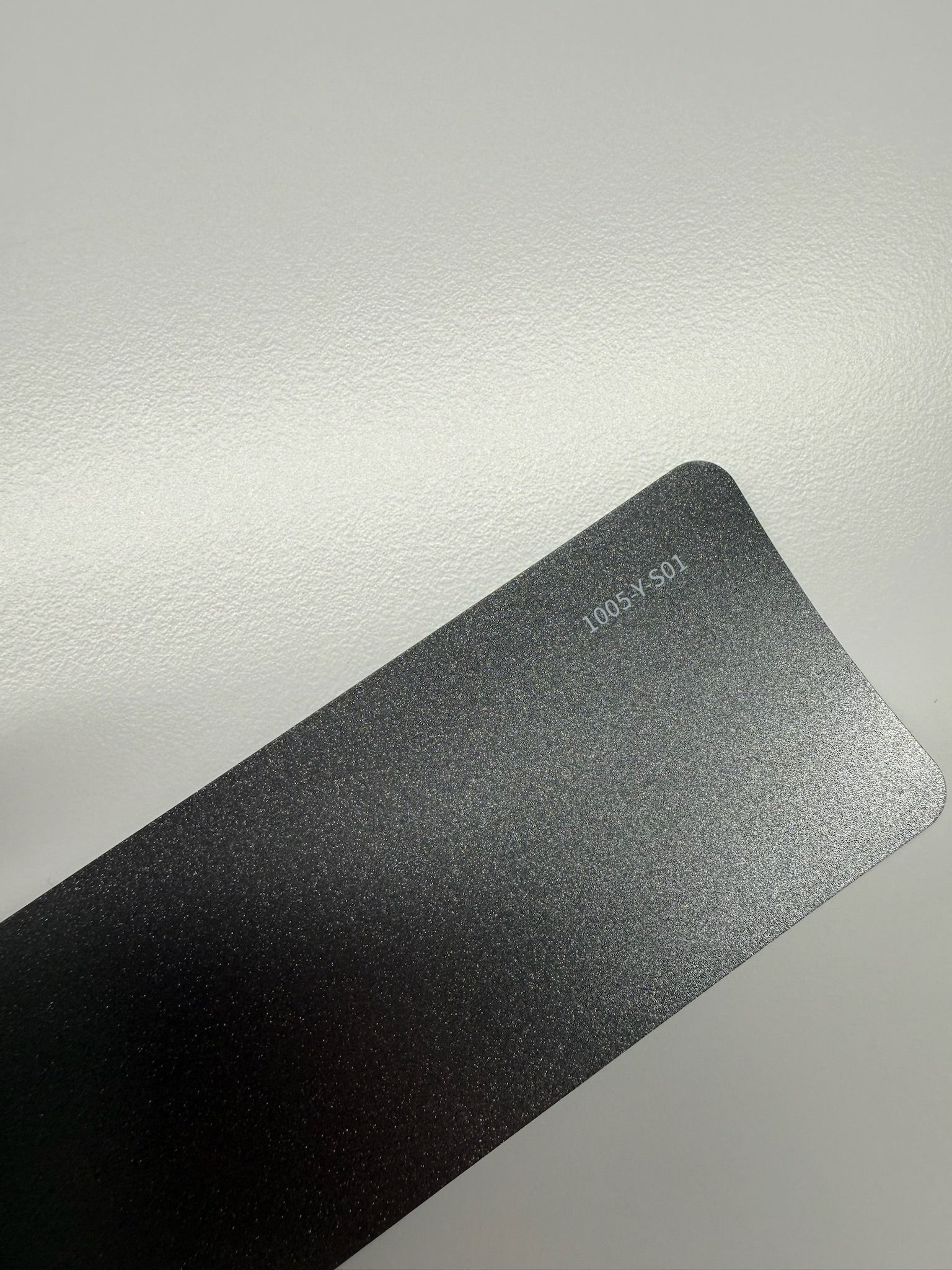 AUREON Matte Grey color PPF film swatch