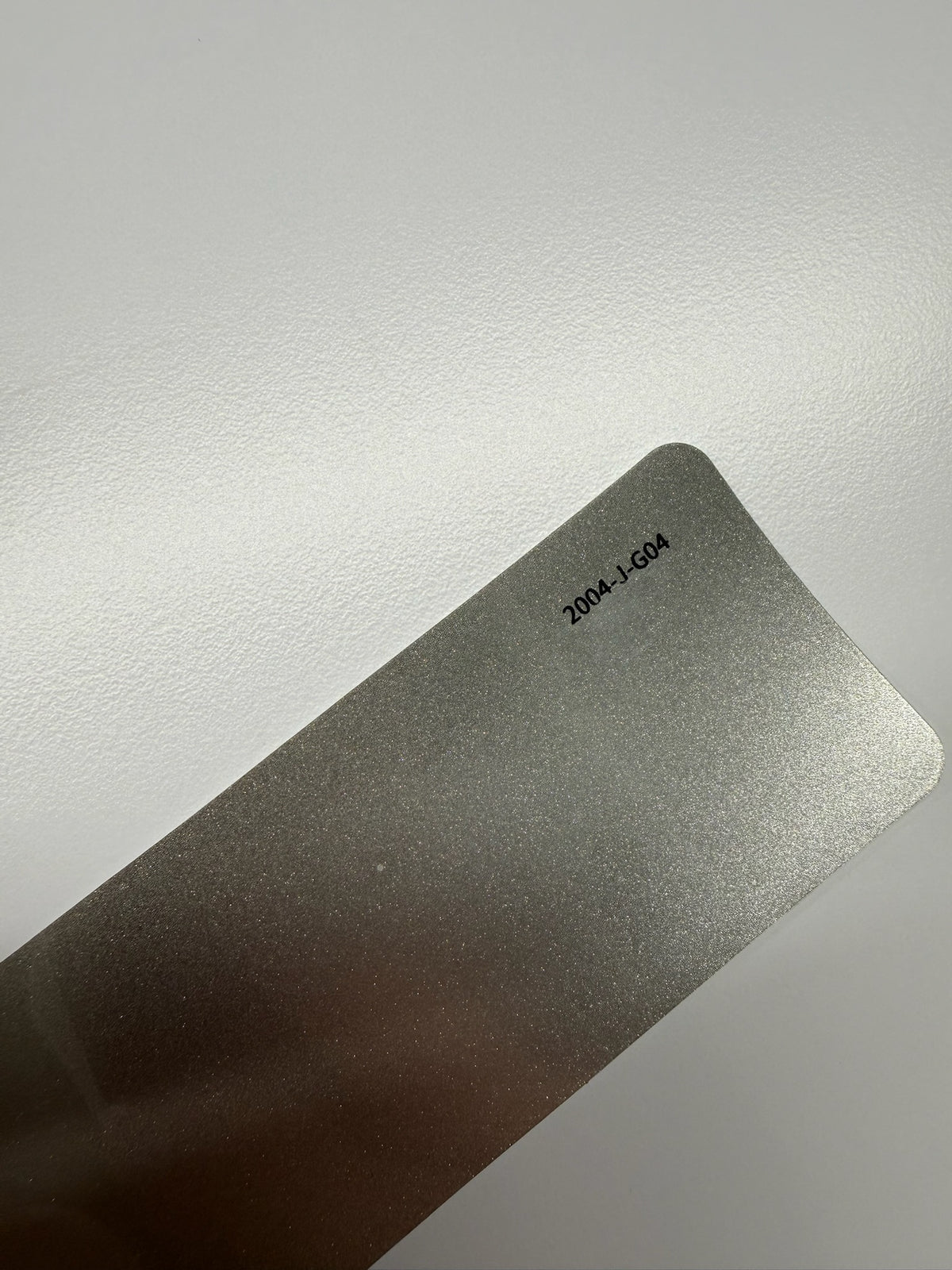 AUREON Ghost Grey color PPF film swatch