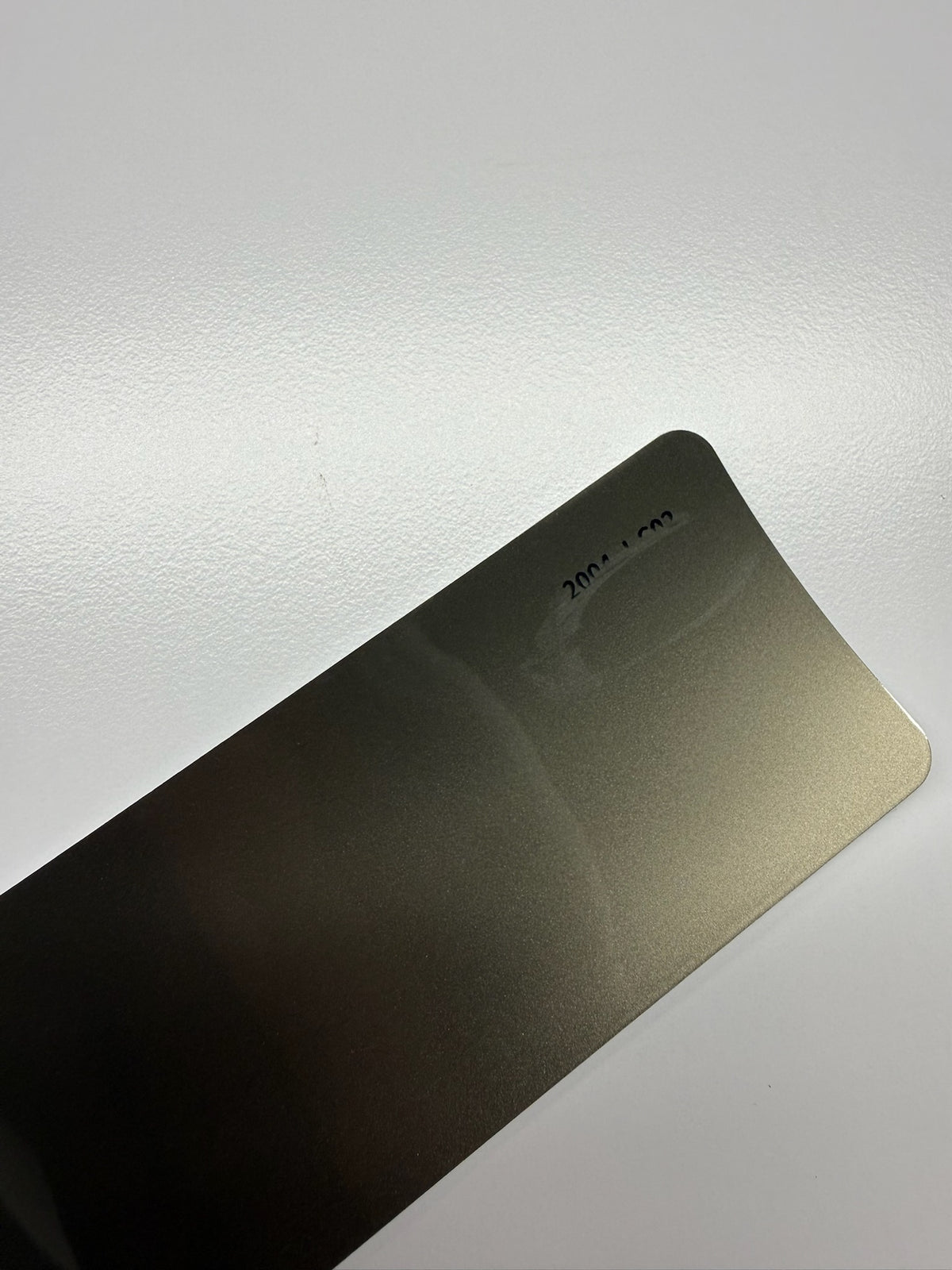 AUREON Ceramic Metallic Grey color PPF film swatch