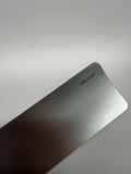 AUREON Matte Plumbic Silver color PPF film swatch