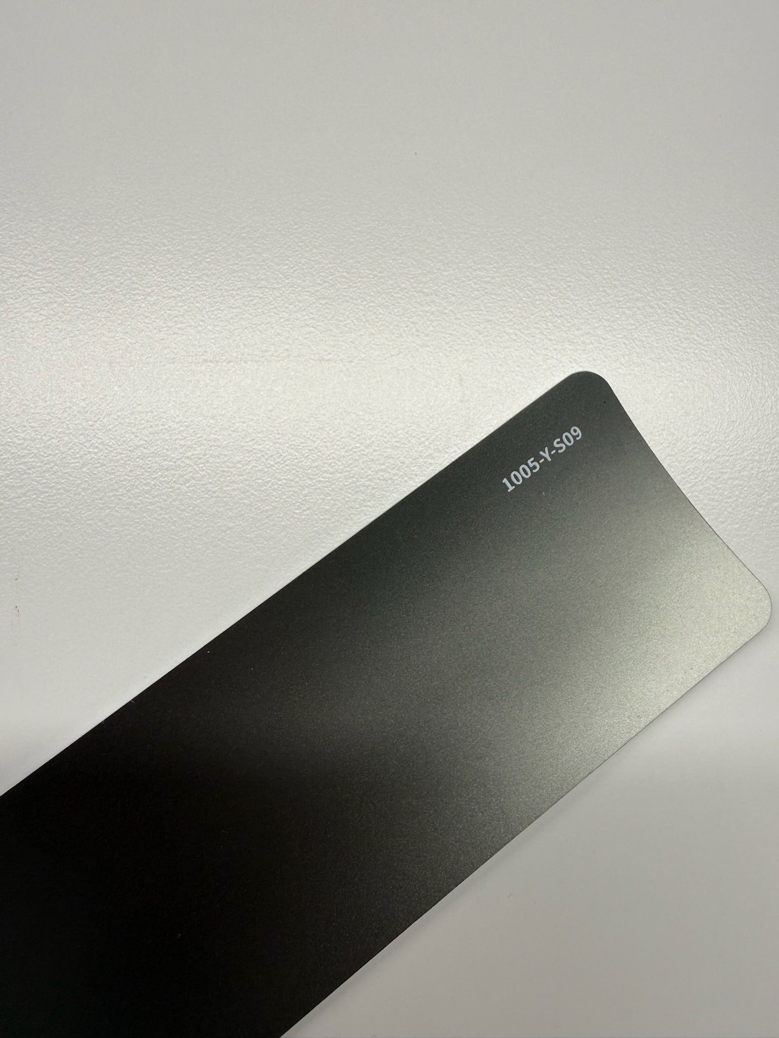 AUREON Sample Silver color PPF film swatch