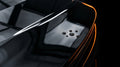 AUREON Clear Gloss PPF: high-gloss film over black paint with water beading
