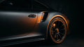 AUREON Stealth Matte 10mil PPF on a matte grey sports car profile
